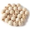 Wholesale 💯 3/4" Round Wood Beads by ArtMinds™ ✨