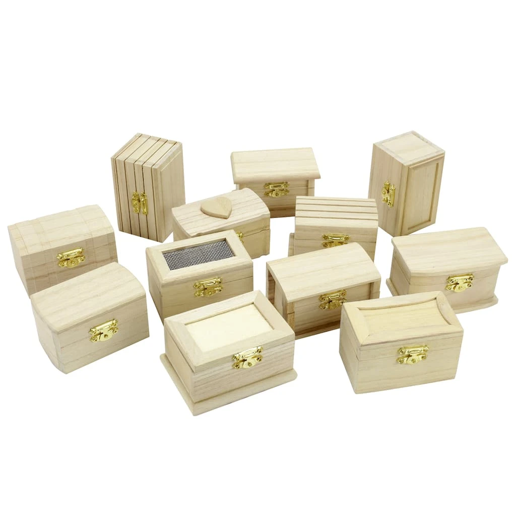Top 10 💯 Assorted Wooden Trinket Box by ArtMinds® ⌛