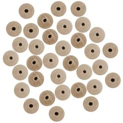 Cheapest 🧨 6 Packs: 34 ct. (204 total) 5/8" Wood Round Beads by ArtMinds™ 👏