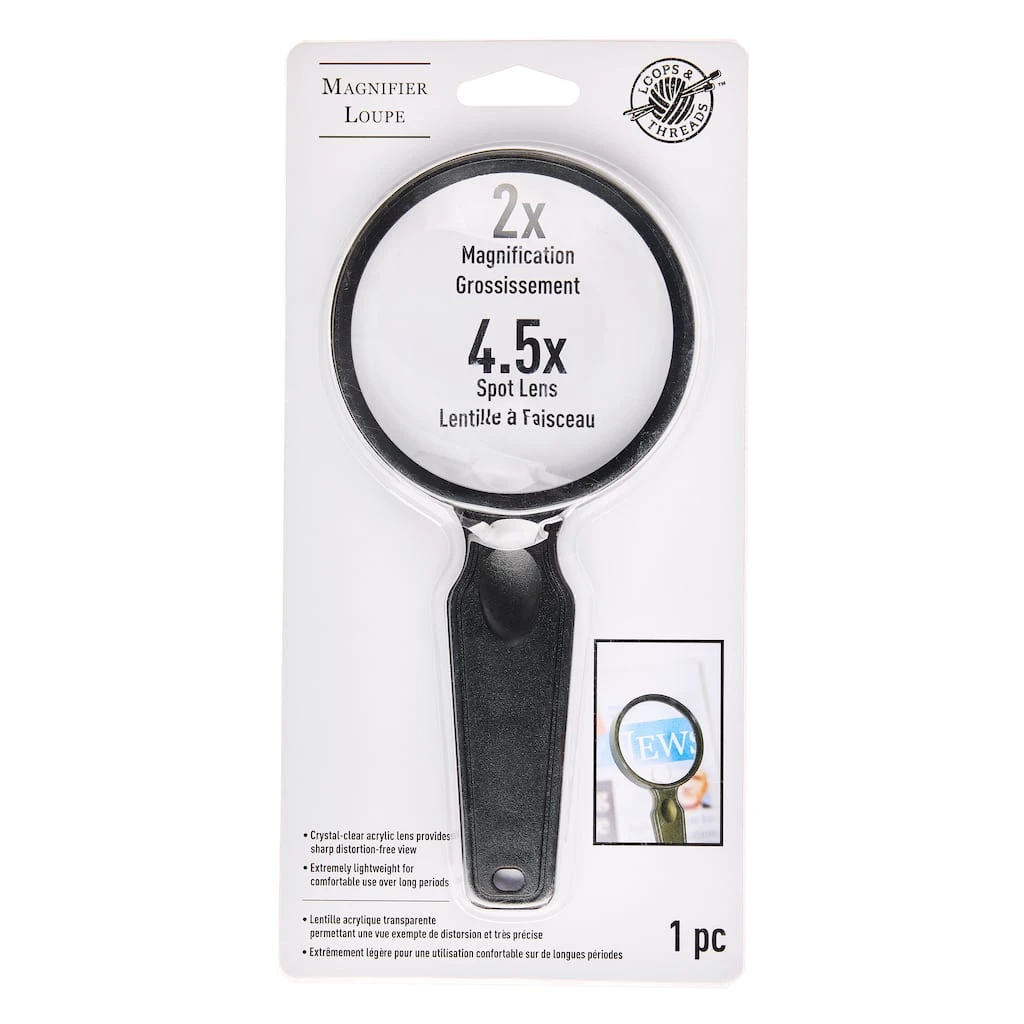Brand new 👍 12 Pack: 2x to 4.5x Bifocal Lens Hand Magnifier by ArtMinds™ 🛒