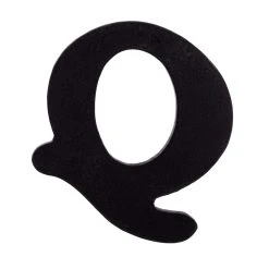 Best deal ❤️ Black Wooden Letter Q by ArtMinds® ⭐