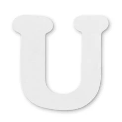 Cheapest ๐ White Wooden Letter U by ArtMinds® ๐