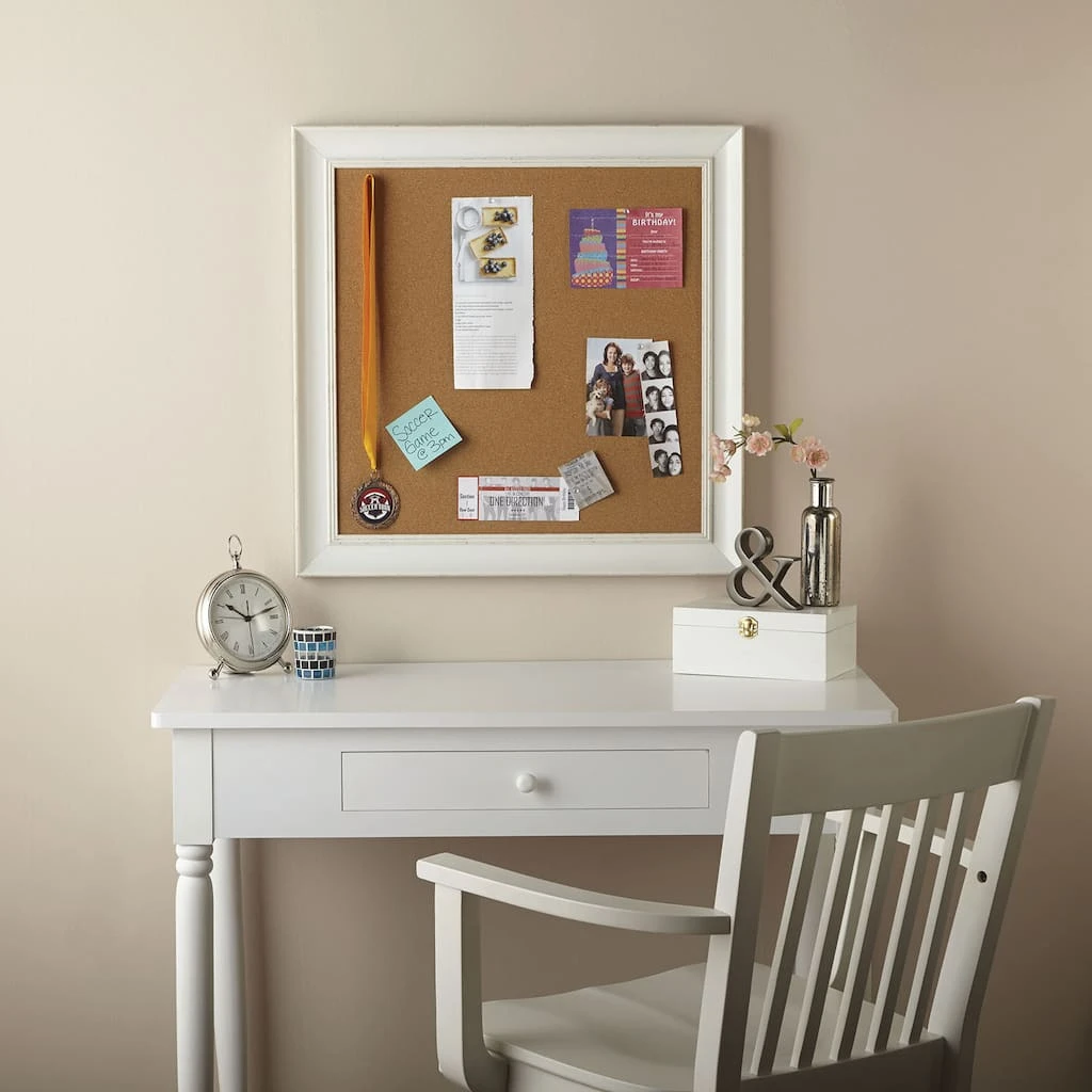 Cheapest 🎁 20" White Framed Cork Board by ArtMinds™ ⌛ - Image 3