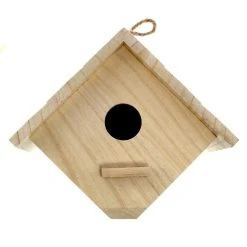 Buy 😍 7" Hanging Wood Birdhouse by ArtMinds™ 😀