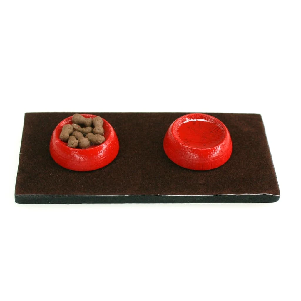 Outlet ๐ 12 Pack: Mini Pet Bowls on Mat by ArtMinds™ ๐งจ