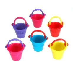 Brand new 👍 12 Packs: 6 ct. (72 total) Mini Bright Plastic Buckets by ArtMinds™ ✨