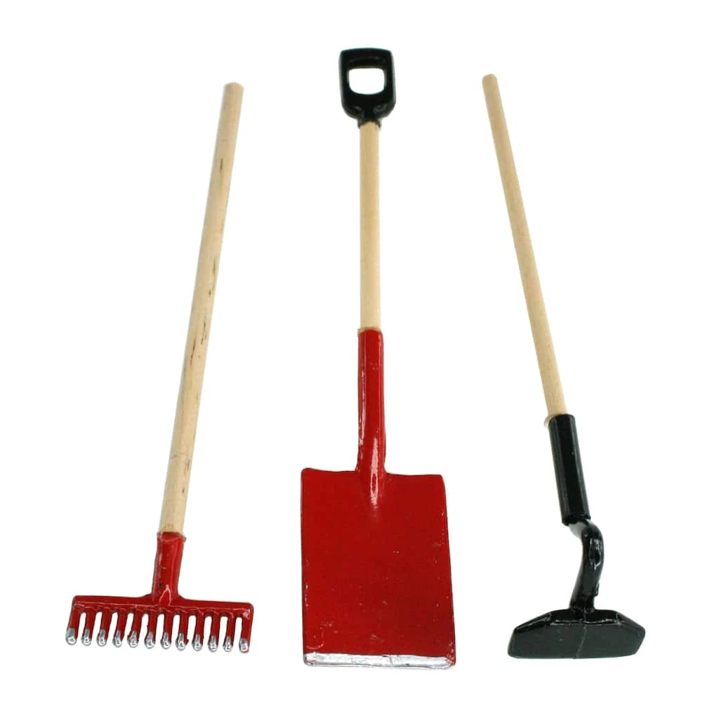 Cheapest 🥰 12 Pack: Mini Garden Rake, Hoe & Shovel by ArtMinds™ 🛒