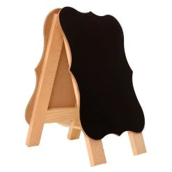Cheapest 🧨 5" x 7" Wood Parenthesis Chalkboard Easel by ArtMinds™ ✔️