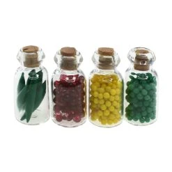 Best Pirce 🌟 12 Pack: Mini Filled Corked Bottles Set by ArtMinds™ 🔥