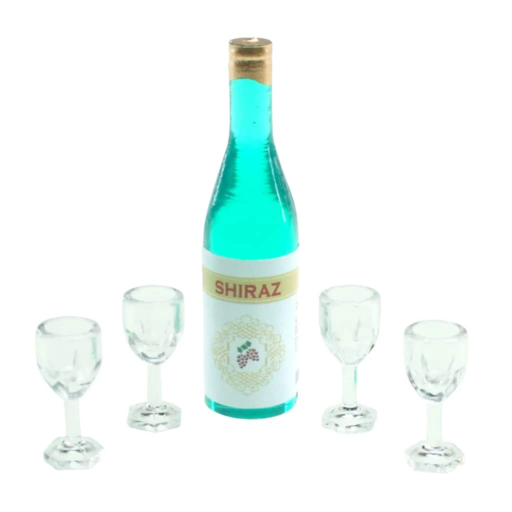 Flash Sale ⌛ Miniatures Wine Bottle & Glasses by ArtMinds™ ✨