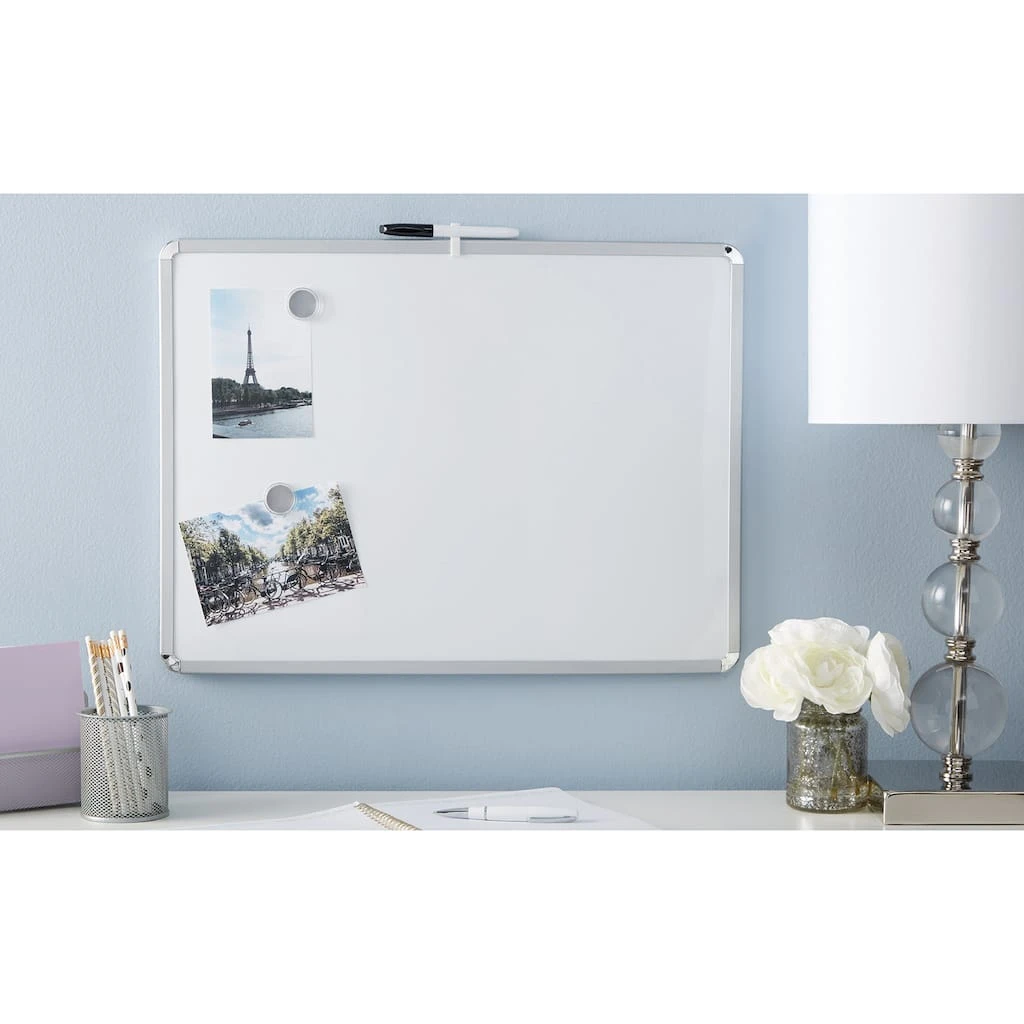 Promo ⭐ 8 Pack: Metal 17" x 23" Framed Magnetic Dry Erase Board by Artminds™ ❤️ - Image 3