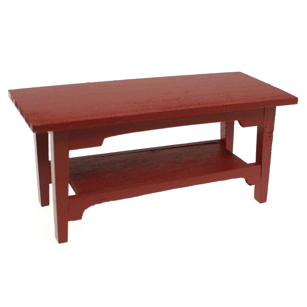 Cheap ⭐ Miniatures Wood Table, Red, by ArtMinds™ ✨
