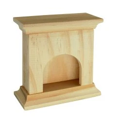 Promo 🤩 Miniatures Wood Fireplace by ArtMinds™ 🧨
