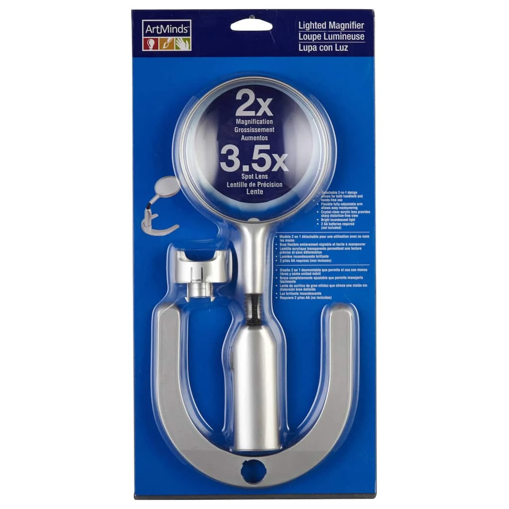 Promo ❤️ Magnifier Stand with Lamp by ArtMinds™ 💯