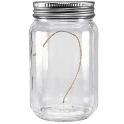 Hot Sale 😉 12 Pack: Mason Jar with Wick & Lid by ArtMinds™ 🥰