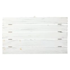 New 💯 26" Whitewashed Wooden Rectangle Plaque by ArtMinds™ 🥰