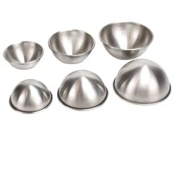 Best deal ⭐ 6 Packs: 3 ct. (18 total) Simple Serenity Stainless Steel Bath Bomb Molds by ArtMinds™ ⌛