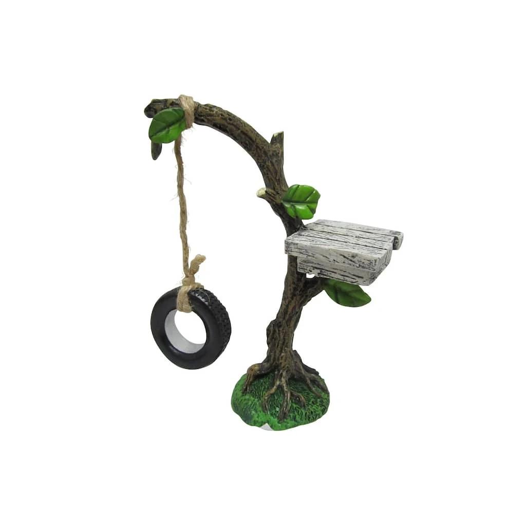 Cheapest 🔥 12 Pack: Mini Lookout Tree with Tire Swing by ArtMinds™ 🤩
