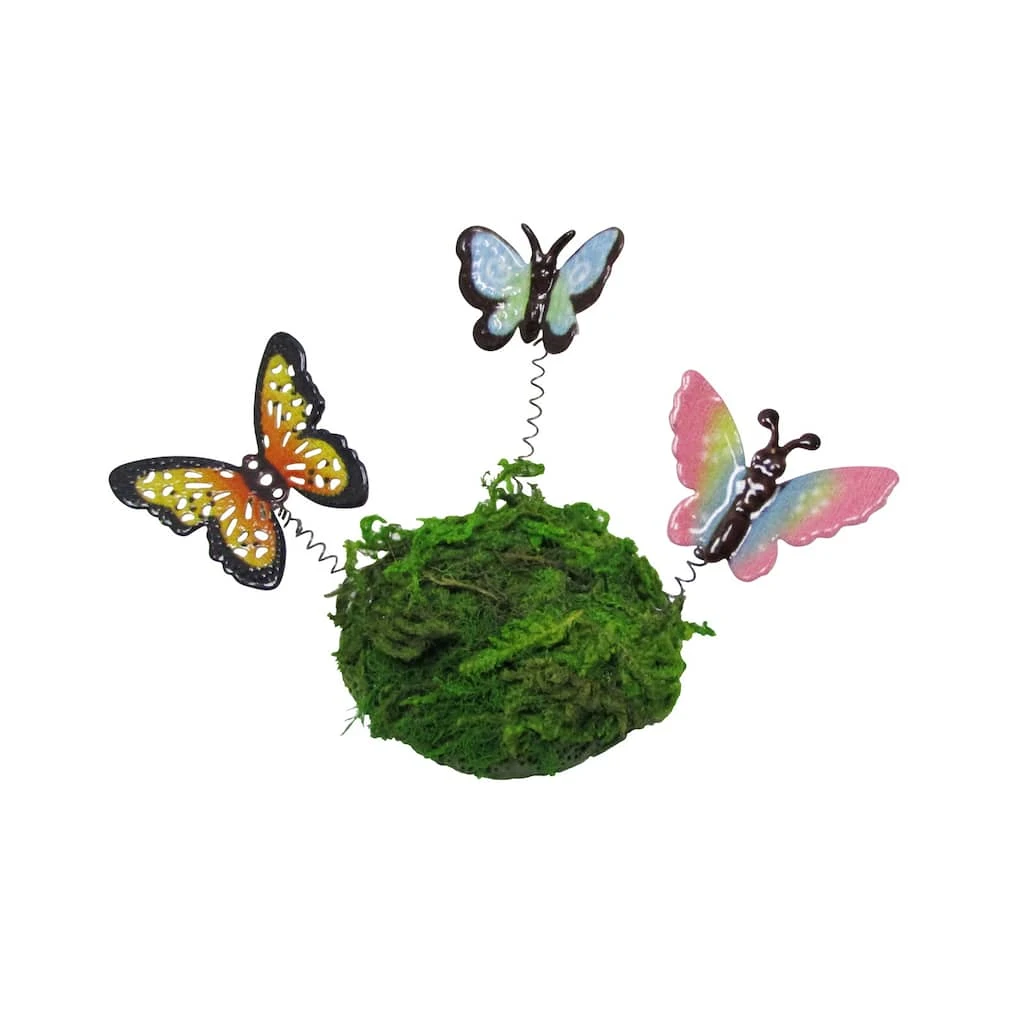Discount ✨ 12 Pack: Mini Butterflies with Moss by ArtMinds™ ✨