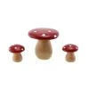 Wholesale 😀 12 Pack: Mini Mushroom Table & Stools by ArtMinds™ 👏
