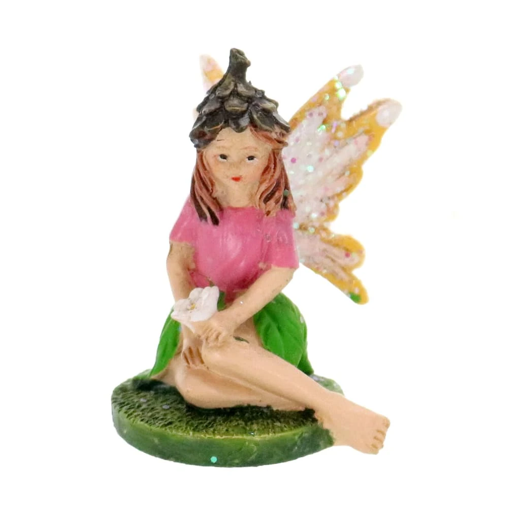 Promo 🌟 Miniature Pixie Sitting with Flower by ArtMinds™ 😍
