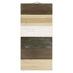 Best Pirce 🛒 26" Multi-Shade Wooden Plaque by ArtMinds™ ✨