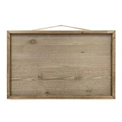 Best reviews of 🔔 27" Rectangular Wooden Frame Plaque by ArtMinds® ✔️