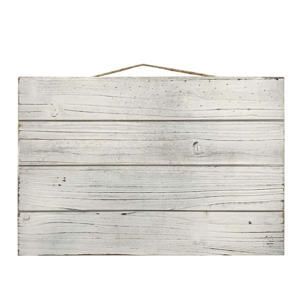 Best deal ✔️ 6 Pack: 17" Whitewashed Wooden Rectangle Plaque by ArtMinds™ ⭐