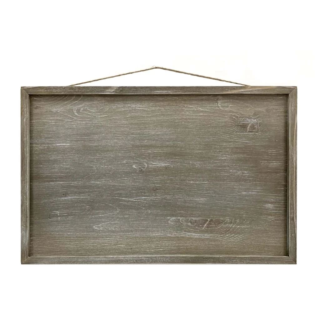 Best Pirce 😀 6 Pack: 27" Graywashed Wood Framed Plaque by ArtMinds™ 💯