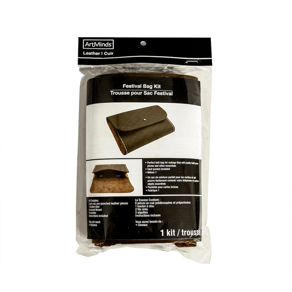 Top 10 ⭐ 6 Pack: Leather Festival Bag Kit by ArtMinds™ 🌟