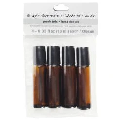 Cheap 🤩 12 Packs: 4 ct. (48 total) Simple Serenity Glass Roller Ball Bottles by ArtMinds™ 🎉