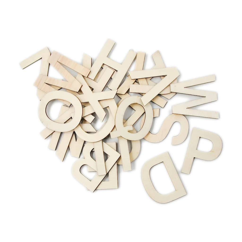 Discount ✔️ 6 Packs: 121 ct. (726 total) Wood Letter Set by ArtMinds™ ⌛ - Image 4