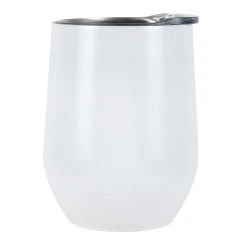 Discount 😀 12 Pack: 12oz. White Stainless Steel Wine Tumbler by ArtMinds™ 🌟