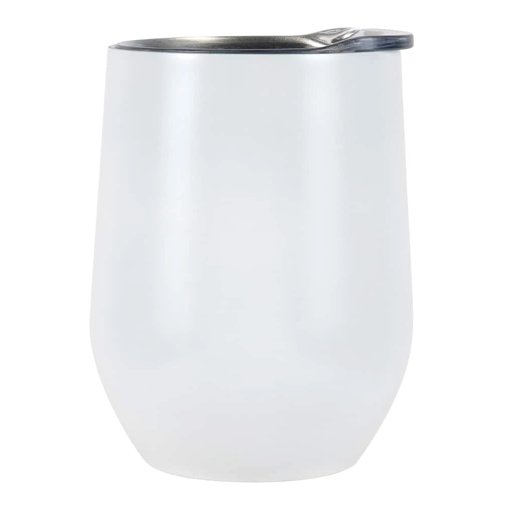 Discount 😀 12 Pack: 12oz. White Stainless Steel Wine Tumbler by ArtMinds™ 🌟