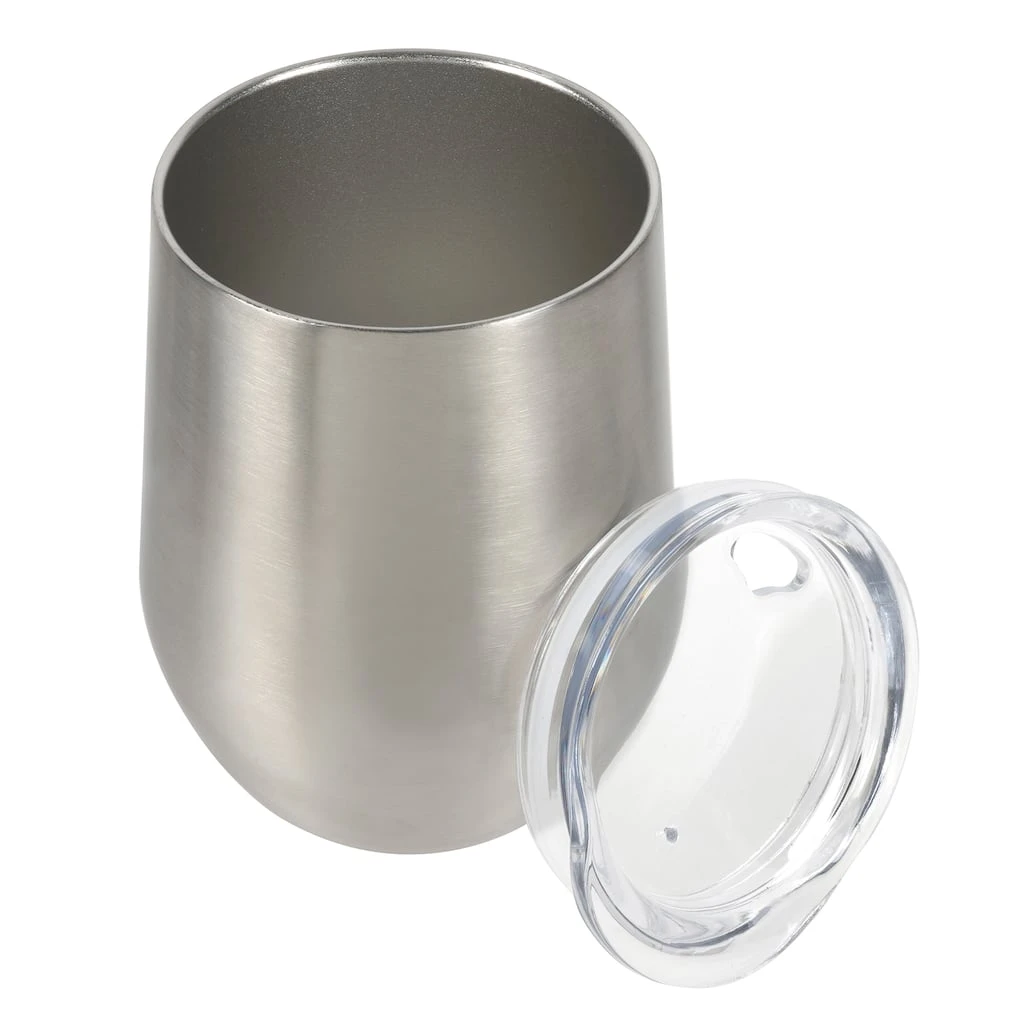 Discount ✨ 12 Pack: 12oz. Silver Stainless Steel Wine Tumbler by ArtMinds™ ✨ - Image 2