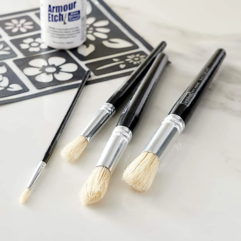 Cheap 😀 Stencil Brush Set by ArtMinds™ DIY Home ⌛ - Image 4