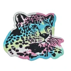 Best deal ⭐ Iron-On Rainbow Leopard Patch by ArtMinds™ ✔️