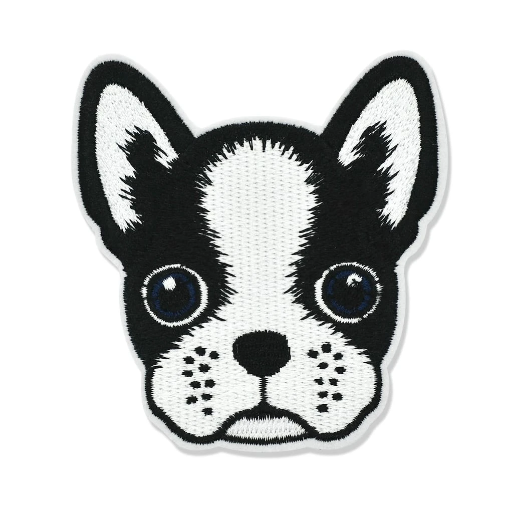 Top 10 ⭐ Iron-On Boston Terrier Patch by ArtMinds™ 🔥