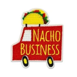 Hot Sale 🛒 Iron-On Nacho Business Patch by ArtMinds™ 😍