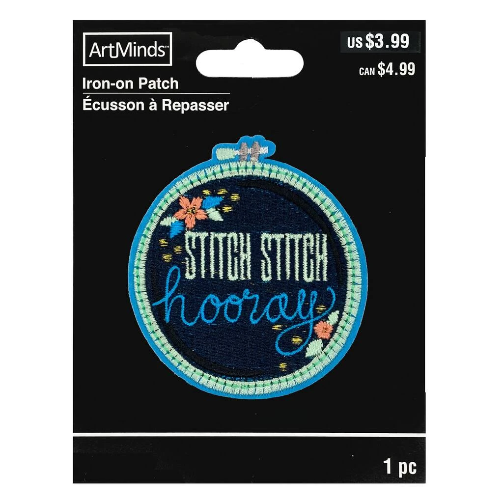 Best reviews of ✔️ Iron-On Stitch Stitch Hooray Patch by ArtMinds™ 👍 - Image 2