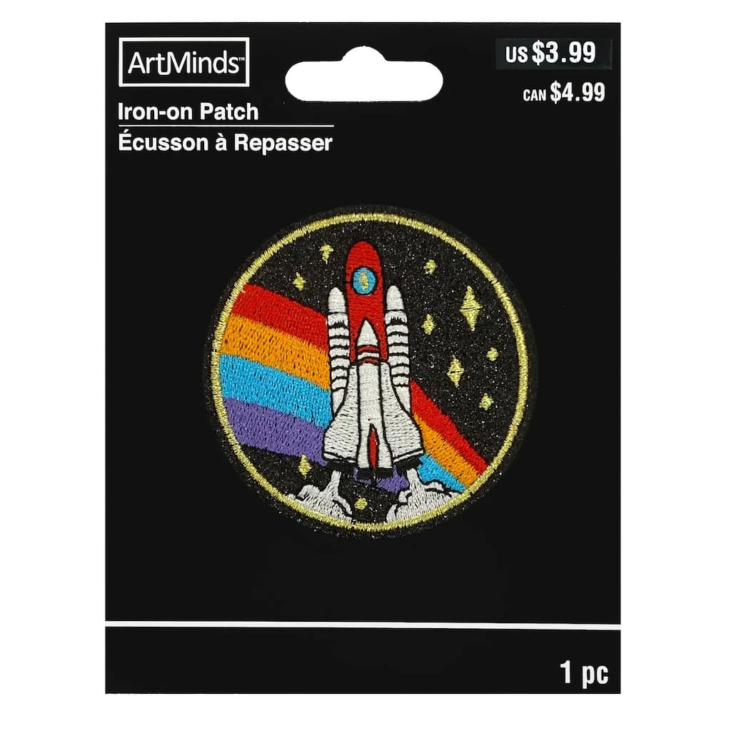 Cheapest 😀 Iron-On Rocket Patch by ArtMinds™ ❤️ - Image 2