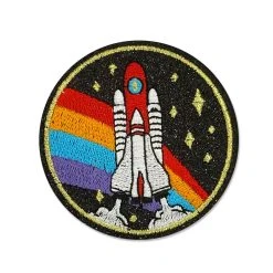 Cheapest 😀 Iron-On Rocket Patch by ArtMinds™ ❤️