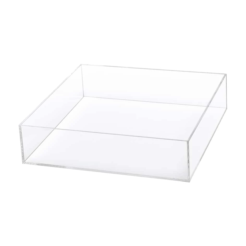New 👏 6" Clear Acrylic Square Tray by ArtMinds™ ✔️