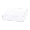 Deals ✨ 12 Pack: 6" Clear Acrylic Square Tray by ArtMinds™ 👏