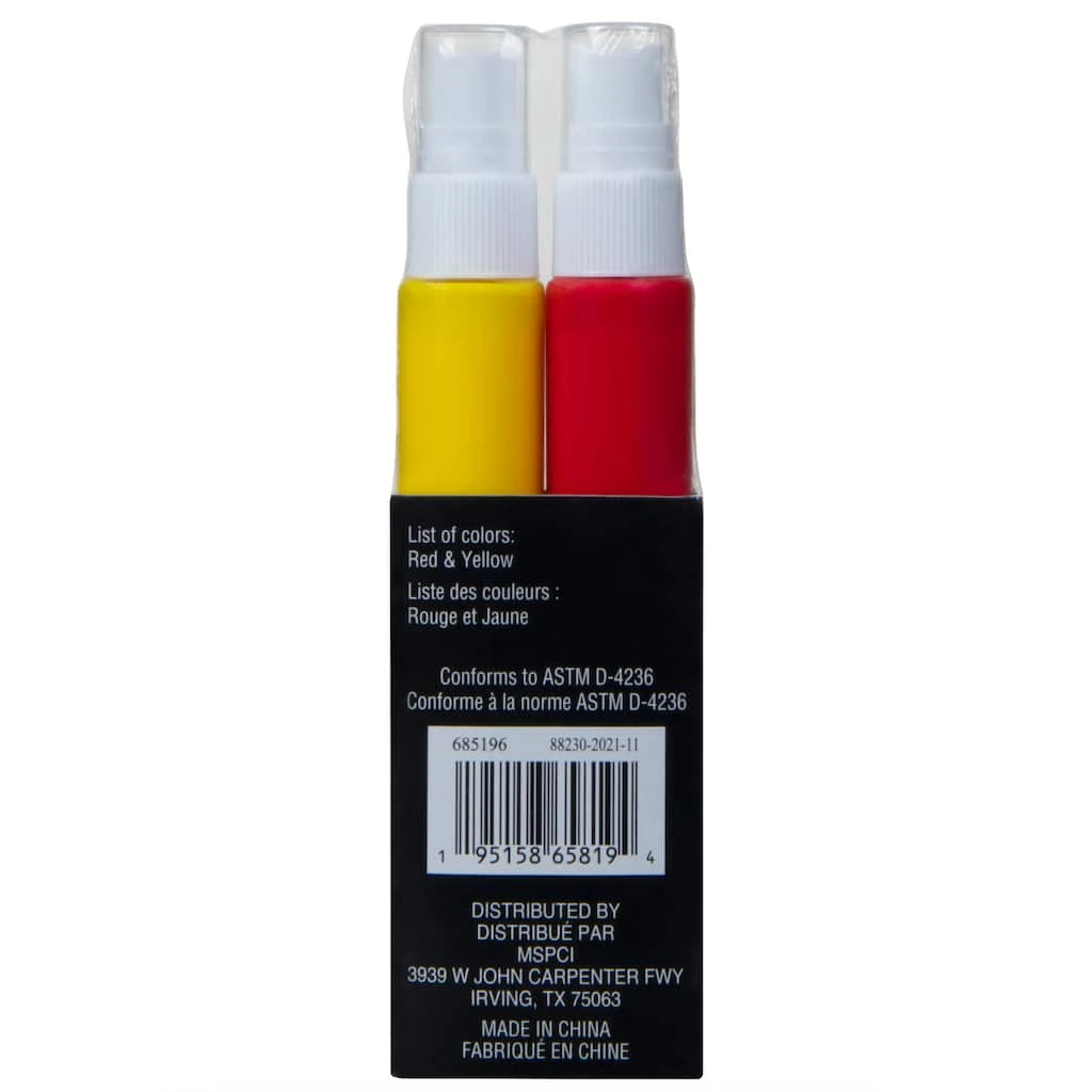 Top 10 ⌛ Red & Yellow Fabric Spray Paint Set by ArtMinds™ 🛒 - Image 3
