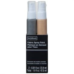 Brand new ⭐ Gold & Silver Fabric Spray Paint Set by ArtMinds™ 🔔