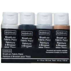 Best reviews of ✔️ Brush-On Metallic Fabric Paint Set by ArtMinds™ 😀
