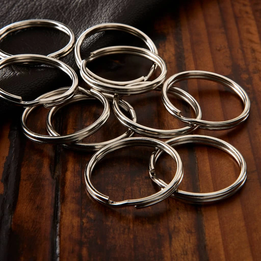 Promo 😀 24 Packs: 10 ct. (240 total) Split Nickel Key Ring by ArtMinds™ ✨ - Image 2