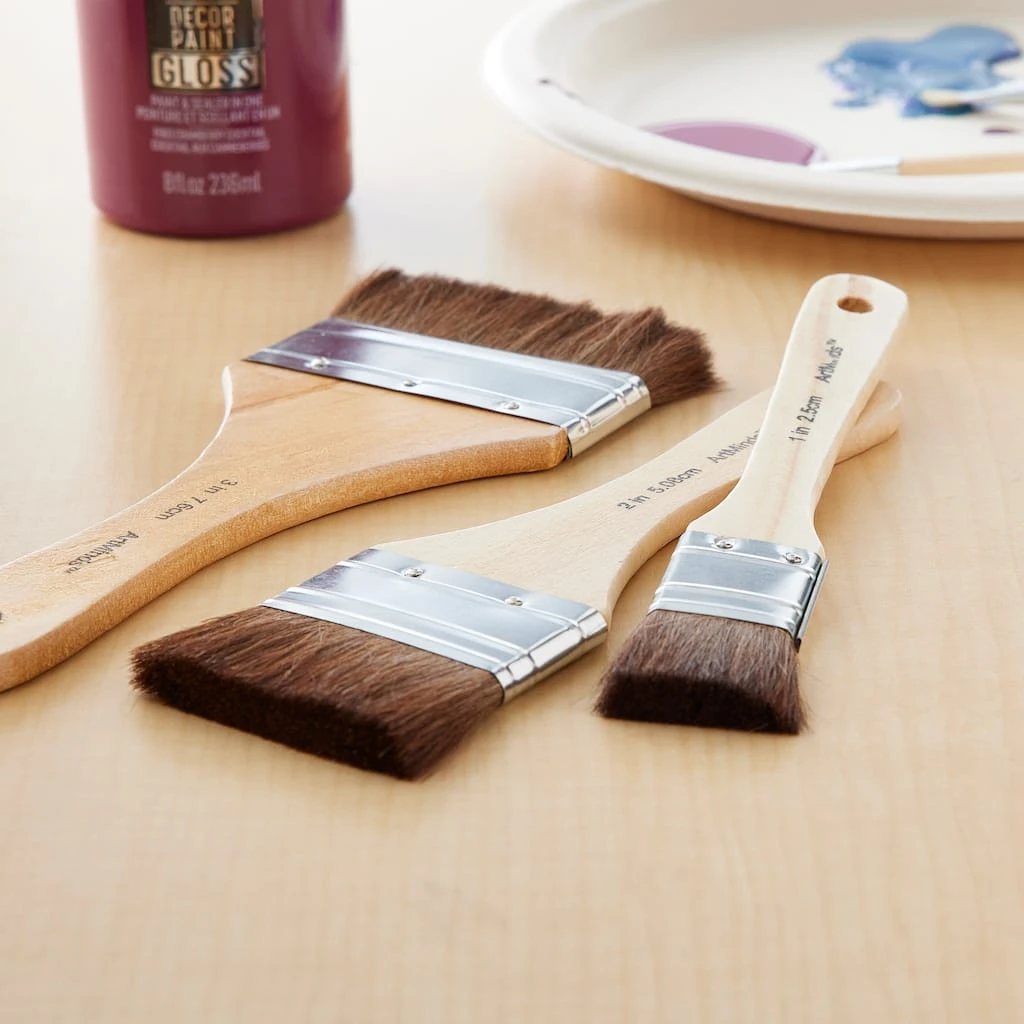 Budget ✔️ 12 Packs: 3 ct. (36 total) All Purpose Pony Bristle Brushes by ArtMinds™ ⭐ - Image 2