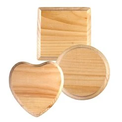 Budget 🔥 12 Pack: Assorted 7" x 7" Wood Plaque by ArtMinds™ 🔔